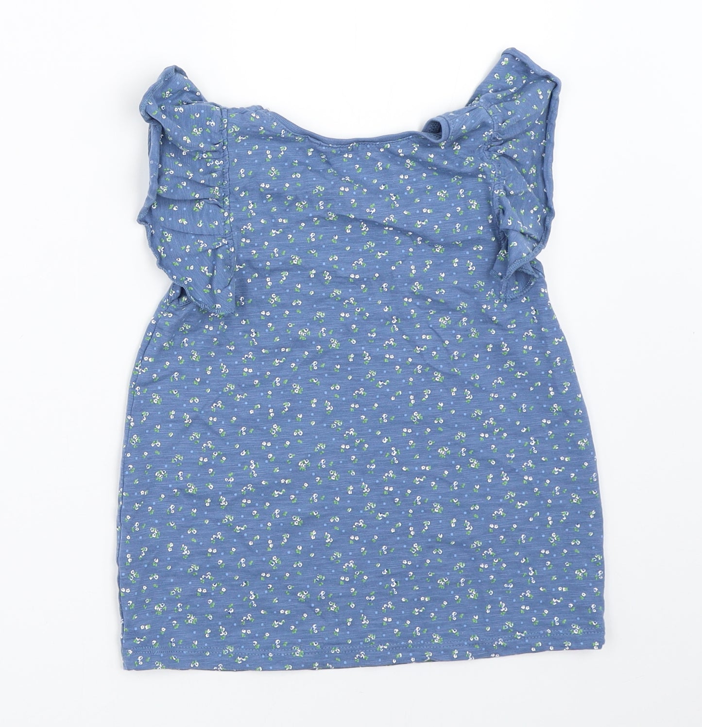 NEXT Girls Blue   Basic Tank Size 5-6 Years