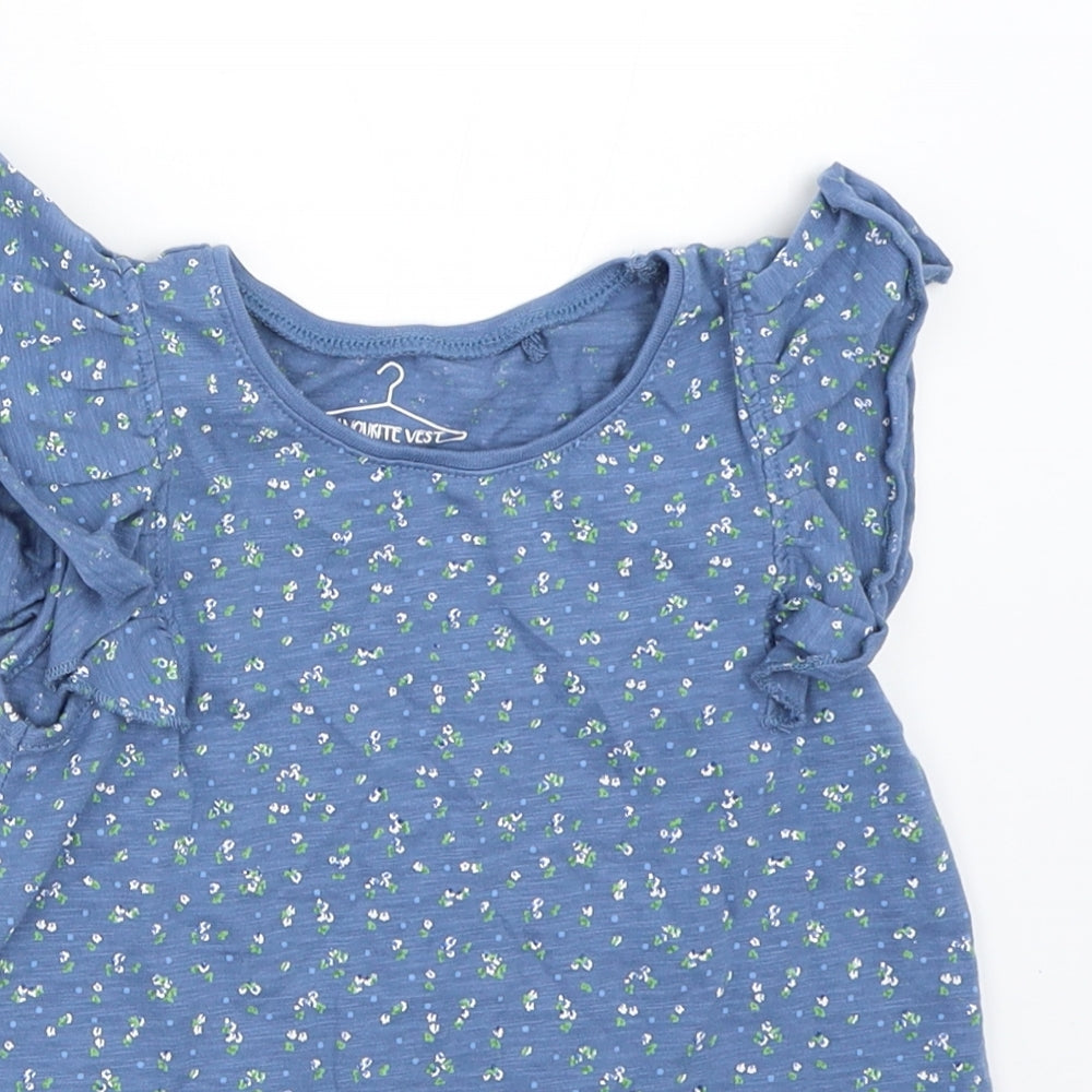 NEXT Girls Blue   Basic Tank Size 5-6 Years