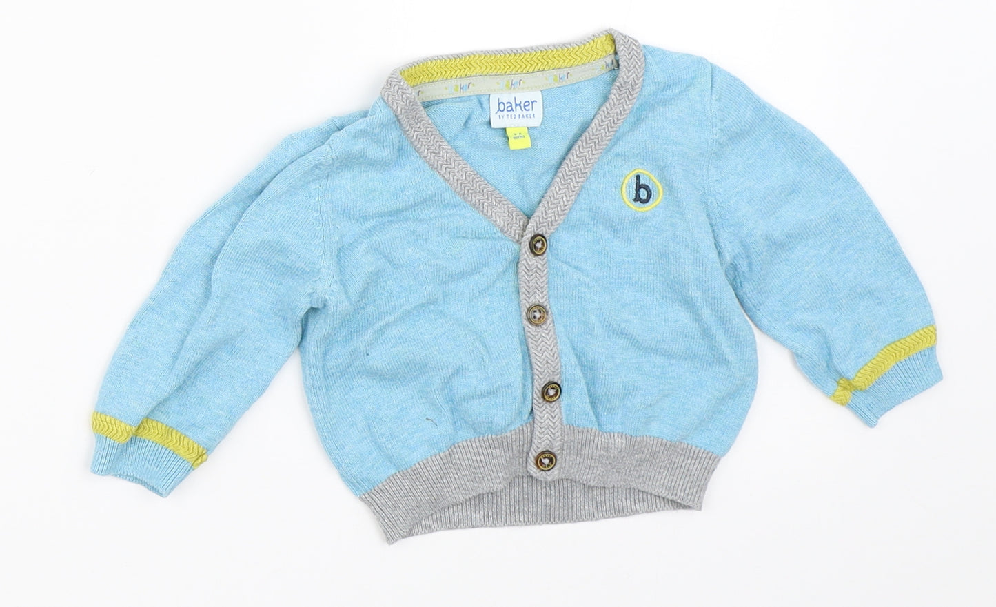 Ted Baker Boys Blue   Cardigan Jumper Size 3-6 Months