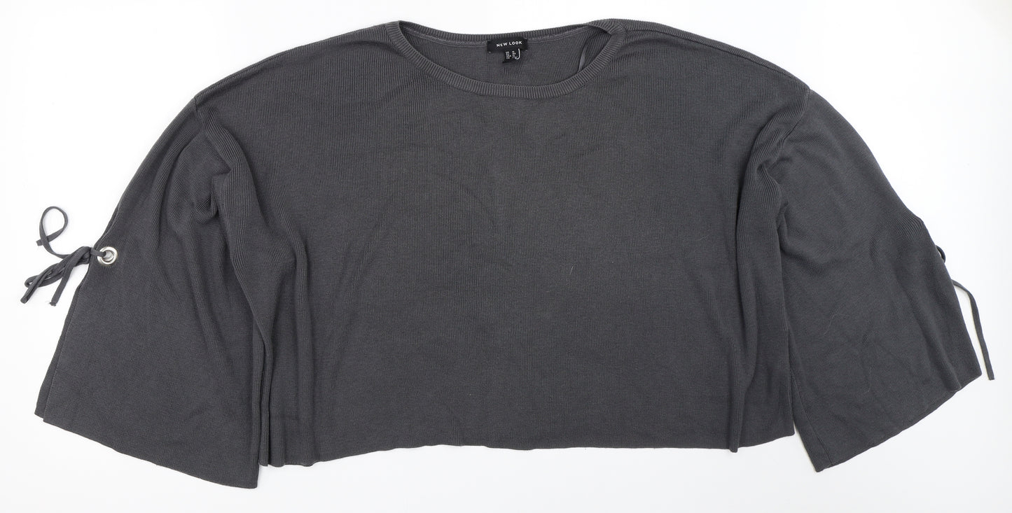 New Look Womens Grey   Pullover Jumper Size 16