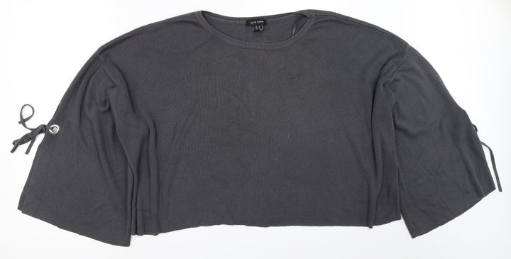 New Look Womens Grey   Pullover Jumper Size 16
