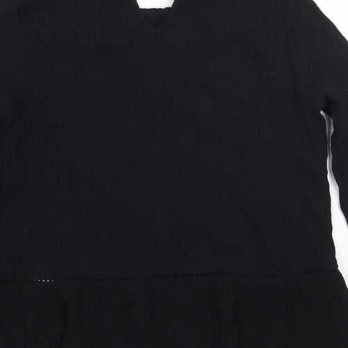 H&M Womens Black   Basic T-Shirt Size 6