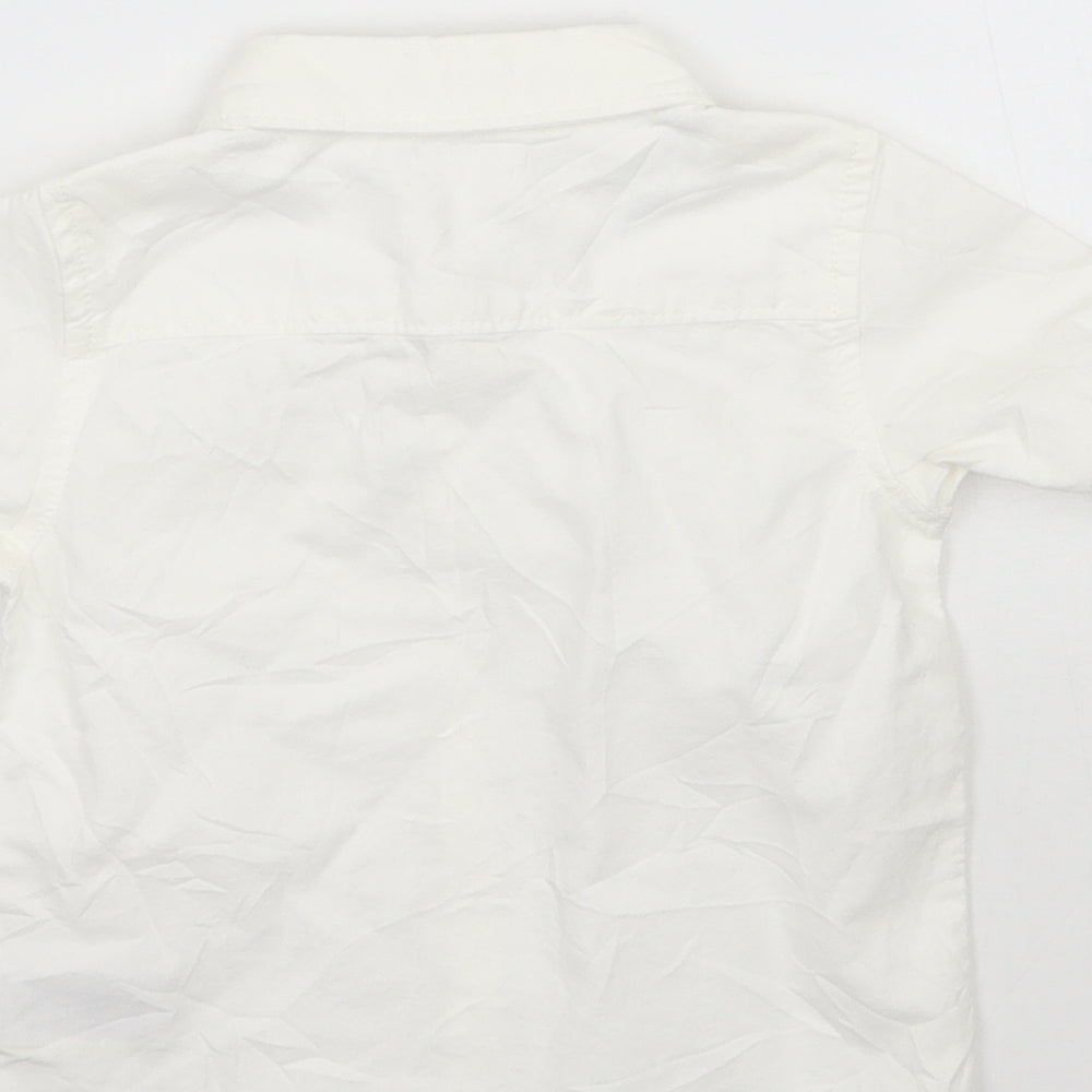 Marks and Spencer Boys White   Basic Button-Up Size 12-18 Months
