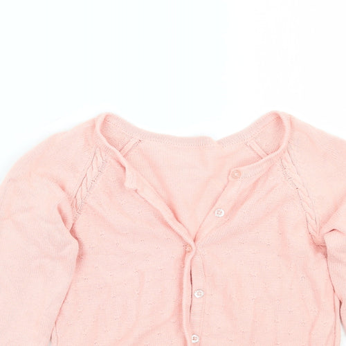 Nutmeg Mens Pink   Cardigan Jumper