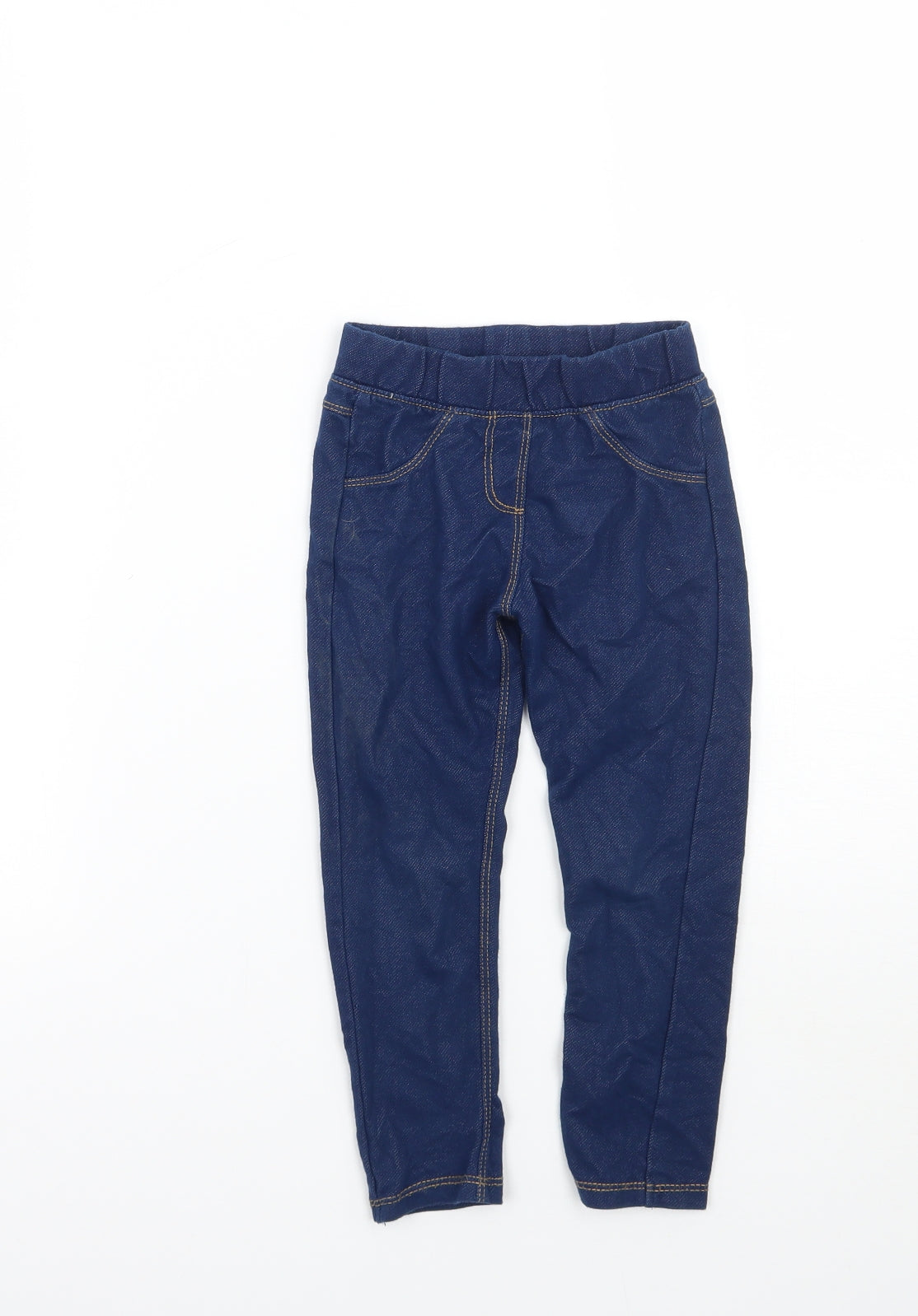 Nutmeg Girls Blue   Jegging Trousers Size 3-4 Years