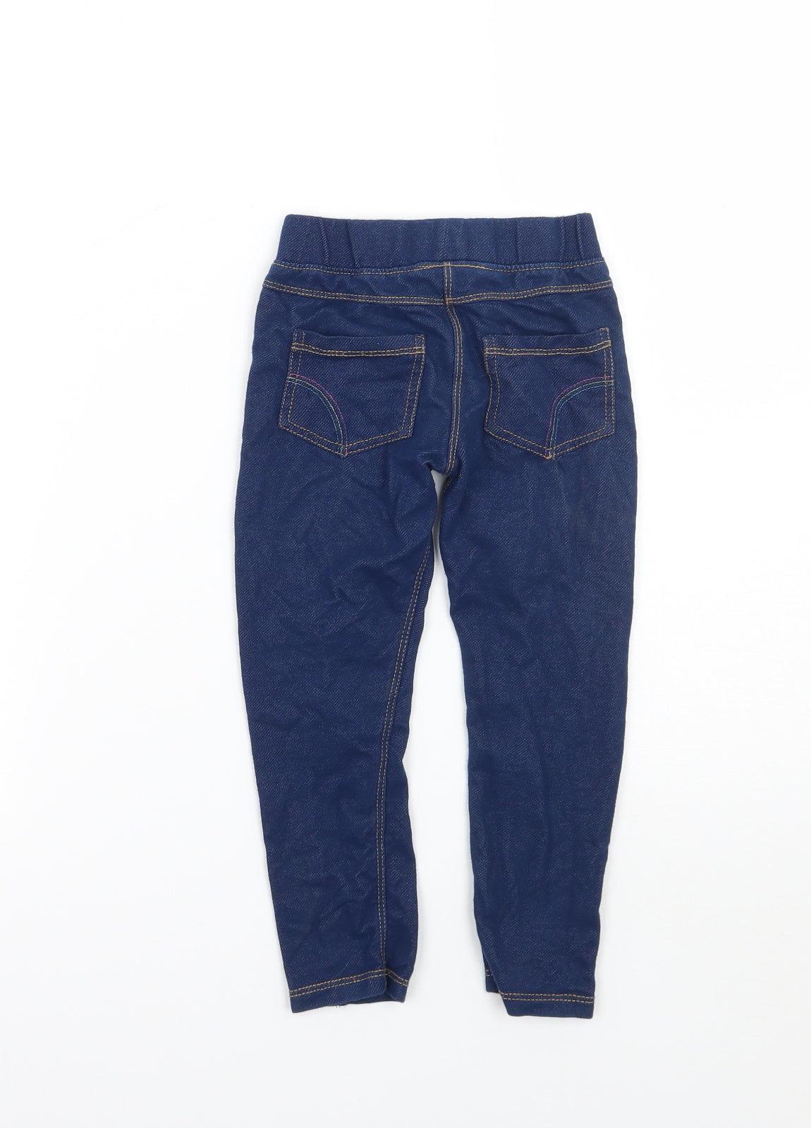 Nutmeg Girls Blue   Jegging Trousers Size 3-4 Years