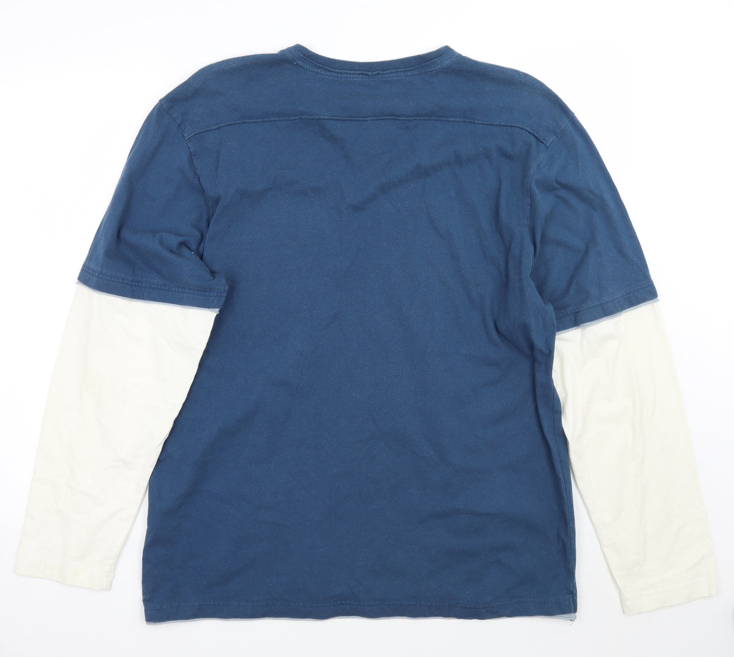 Vintage Mens Blue    T-Shirt Size L
