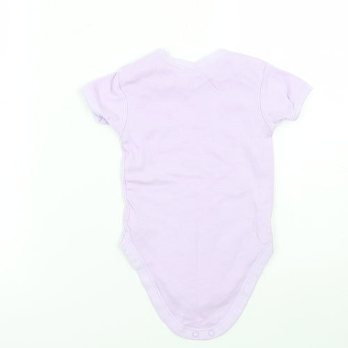 George Girls Purple   Babygrow One-Piece Size 9-12 Months
