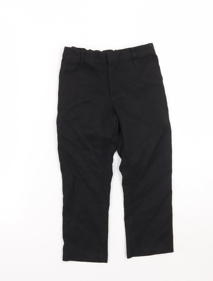 George Girls Black Capri Trousers Size 3-4 Years