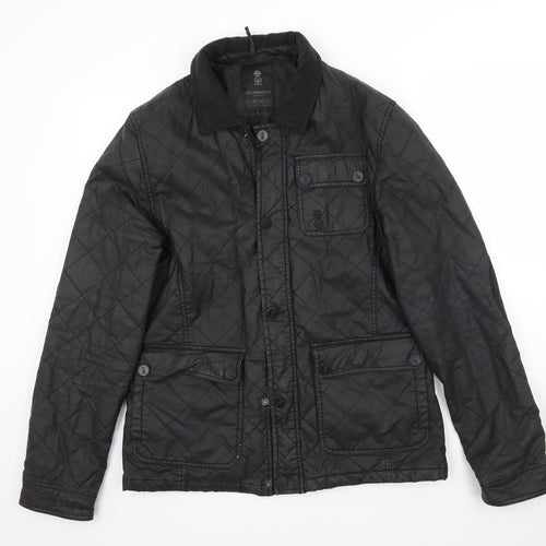 Crosshatch Mens Black   Jacket Coat Size L