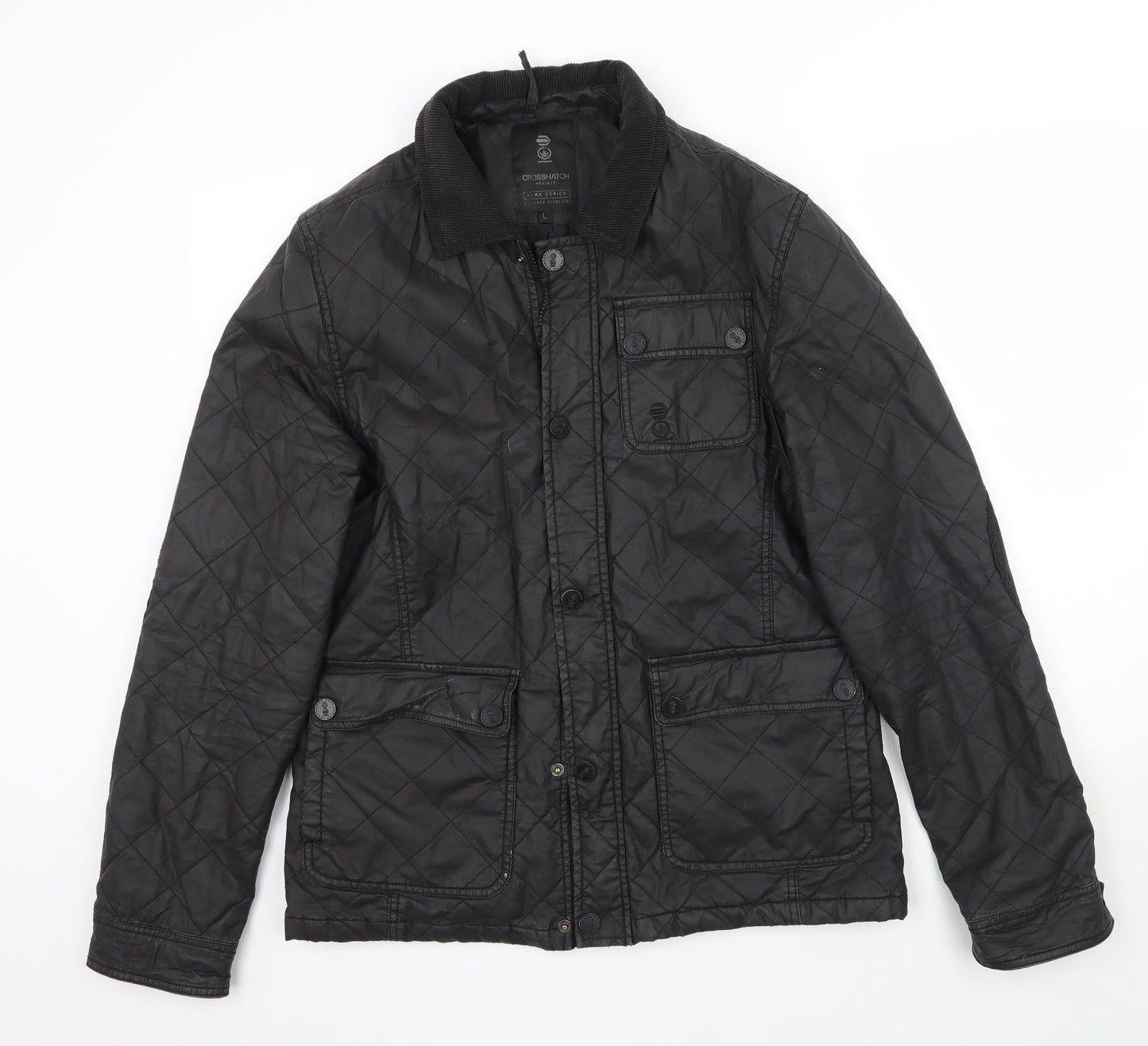 Crosshatch Mens Black   Jacket Coat Size L