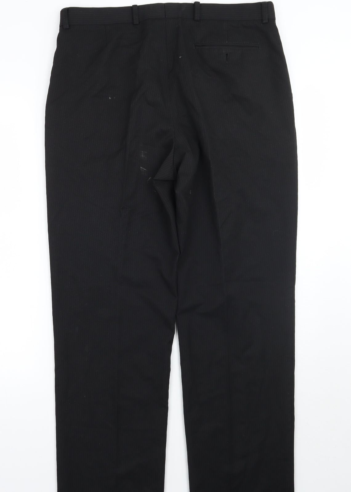 Marks and Spencer Mens Black   Trousers  Size 34 L32 in