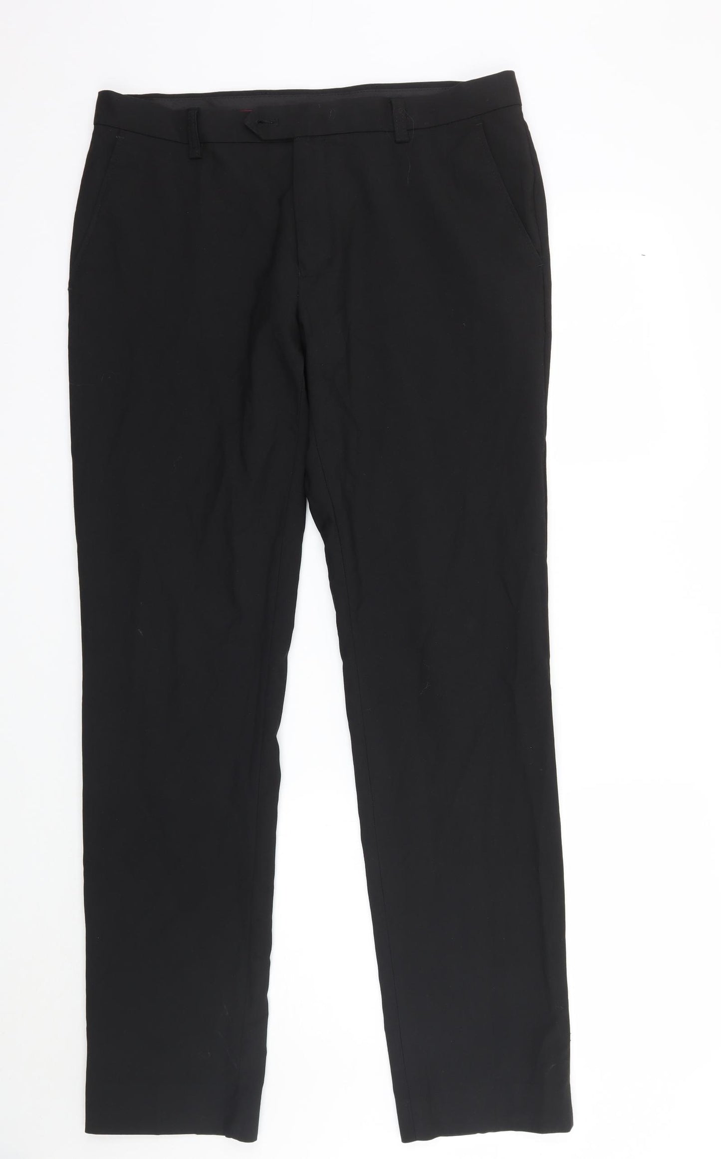 Marks and Spencer Mens Black   Trousers  Size 34 L31 in
