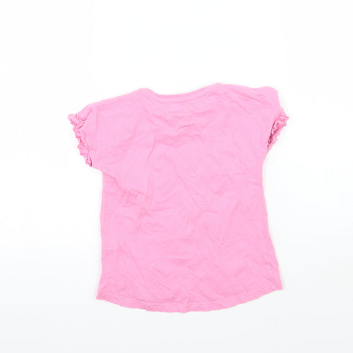 George Girls Pink   Basic T-Shirt Size 3-4 Years  - Peppa Pig