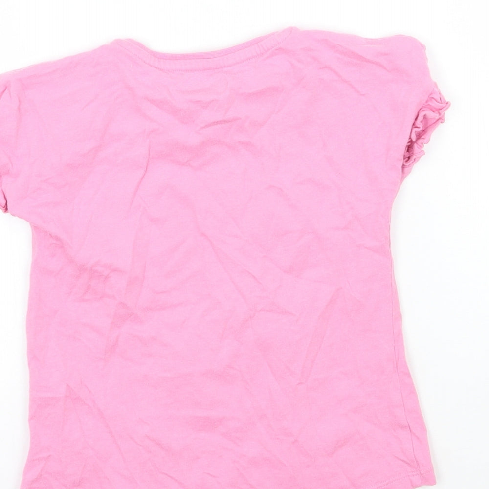 George Girls Pink   Basic T-Shirt Size 3-4 Years  - Peppa Pig