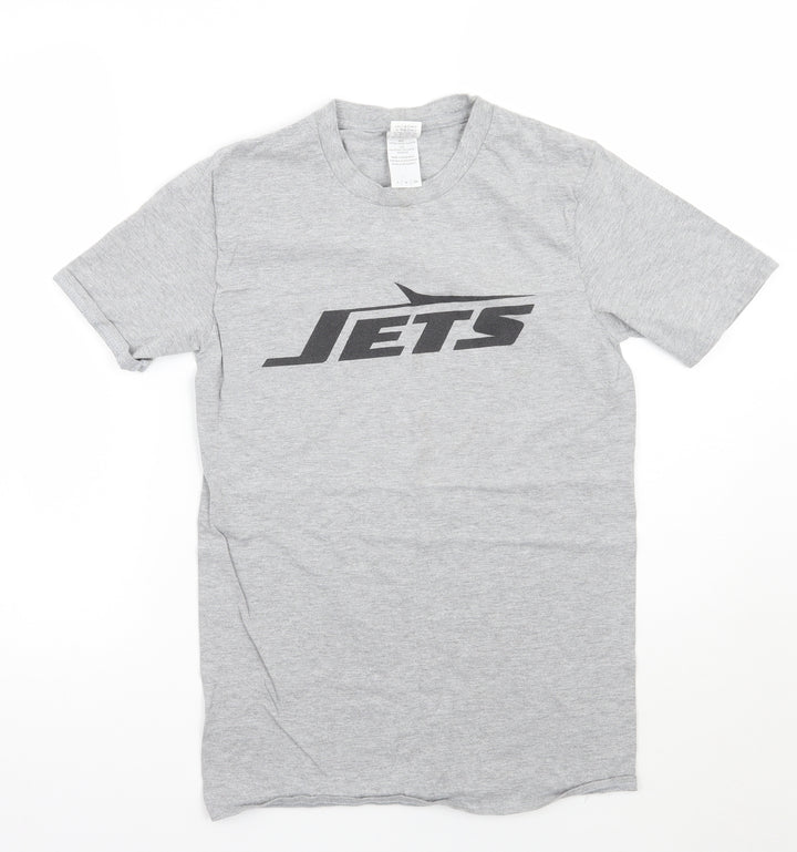 Gildan Womens Grey Basic T-Shirt Size S