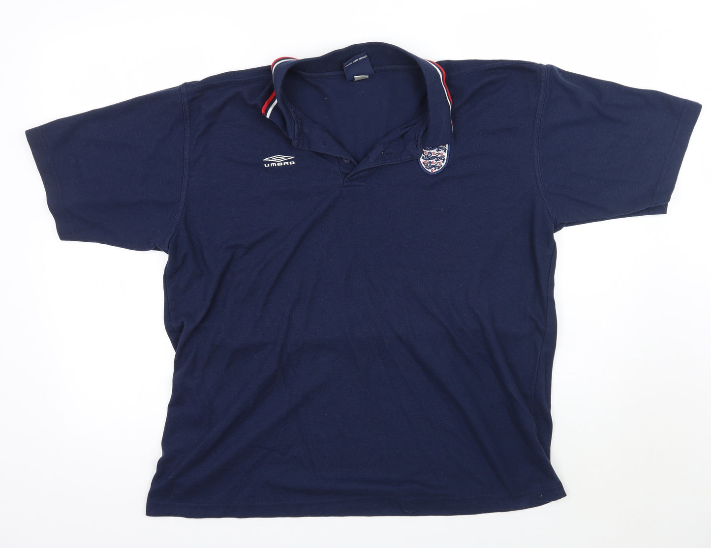 Umbro Mens Blue    Polo Size XL  - England