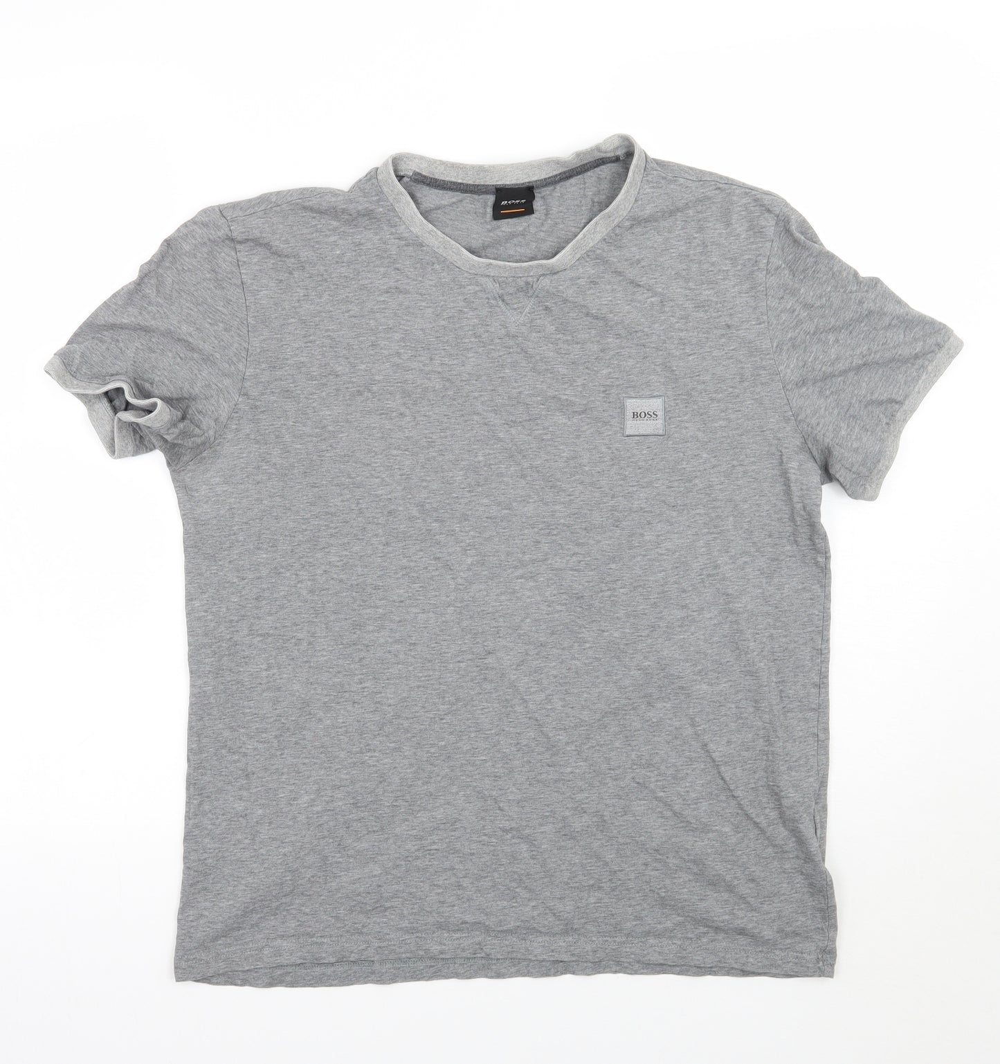 HUGO BOSS Mens Grey    T-Shirt Size L