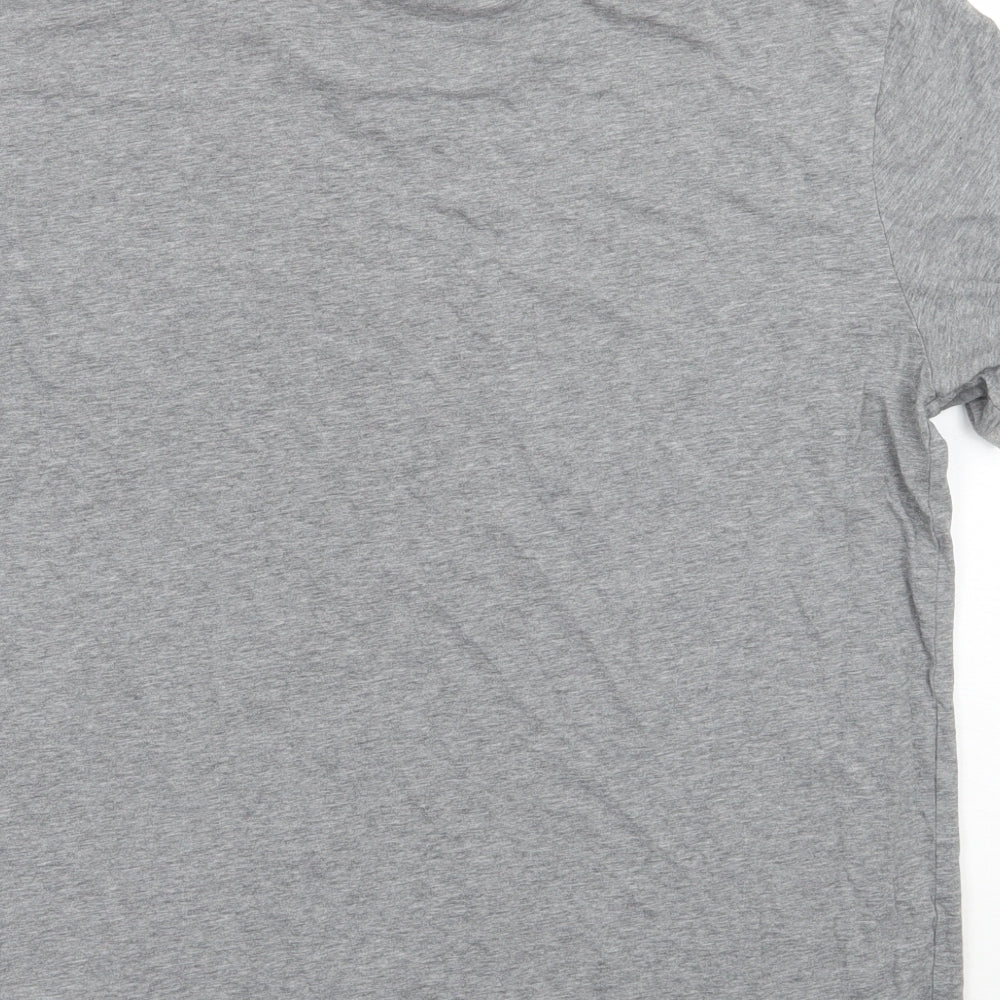HUGO BOSS Mens Grey    T-Shirt Size L