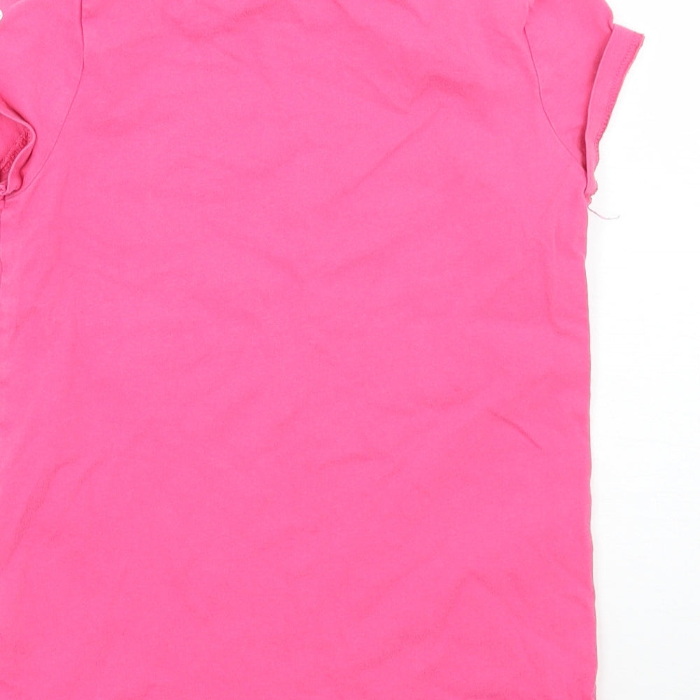 F&F Girls Pink   Basic T-Shirt Size 7-8 Years  - Lol