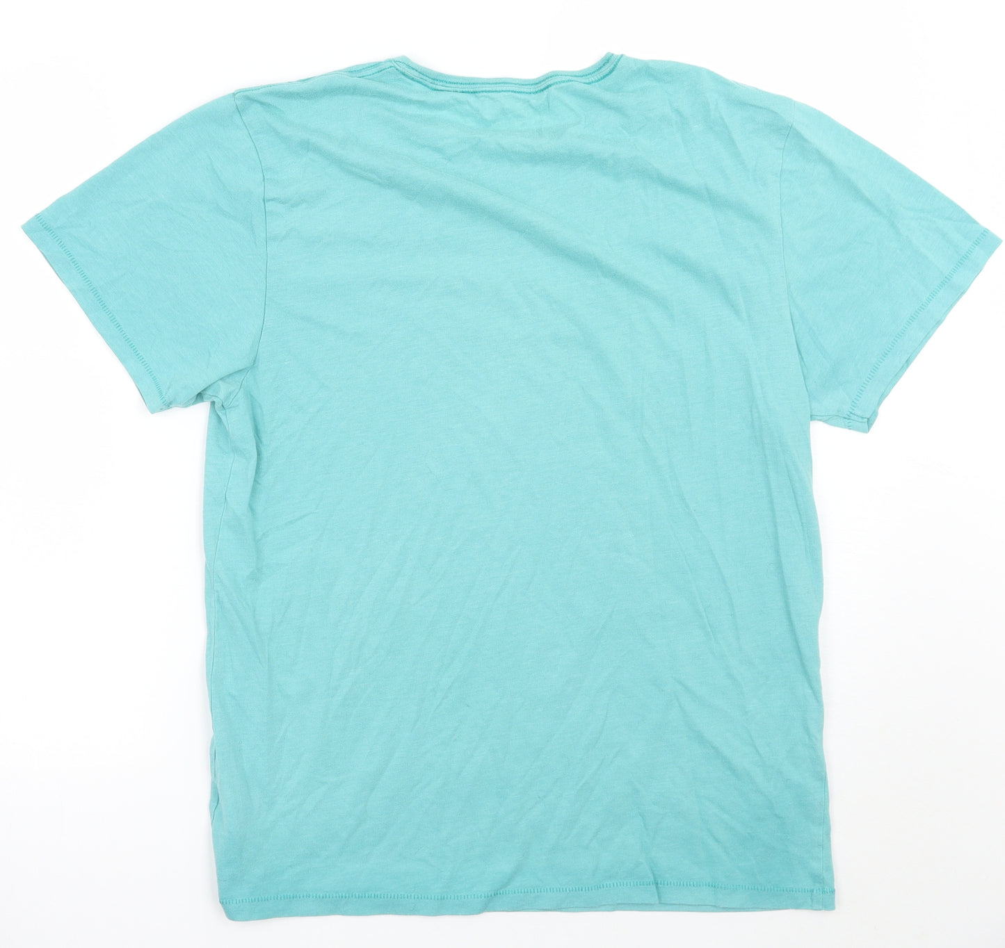 Easy Mens Green    T-Shirt Size M