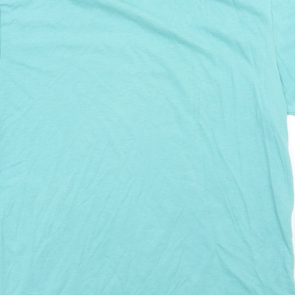 Easy Mens Green    T-Shirt Size M
