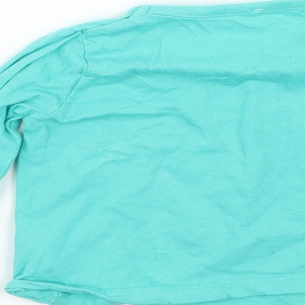 Preworn Baby Green   Basic T-Shirt Size 6-9 Months