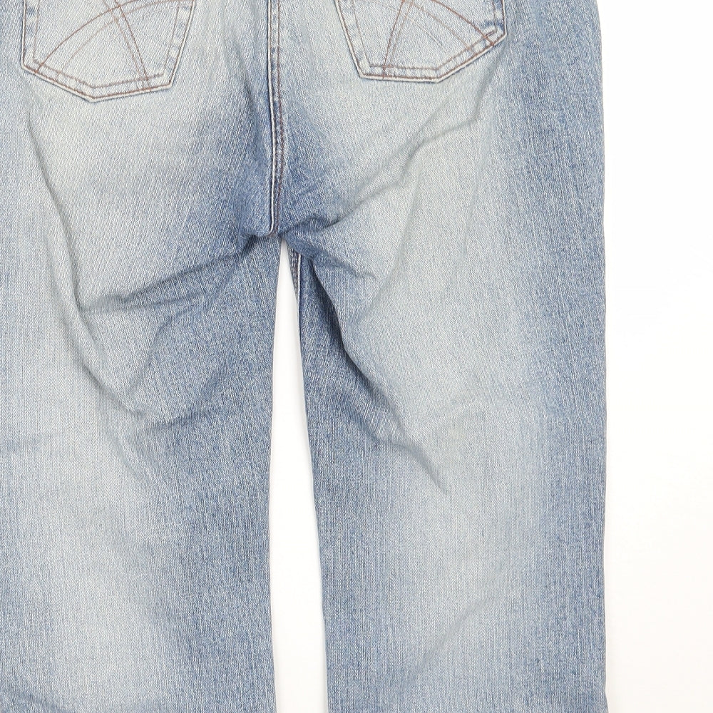 Dorothy Perkins Womens Blue   Cropped Jeans Size 12 L23 in