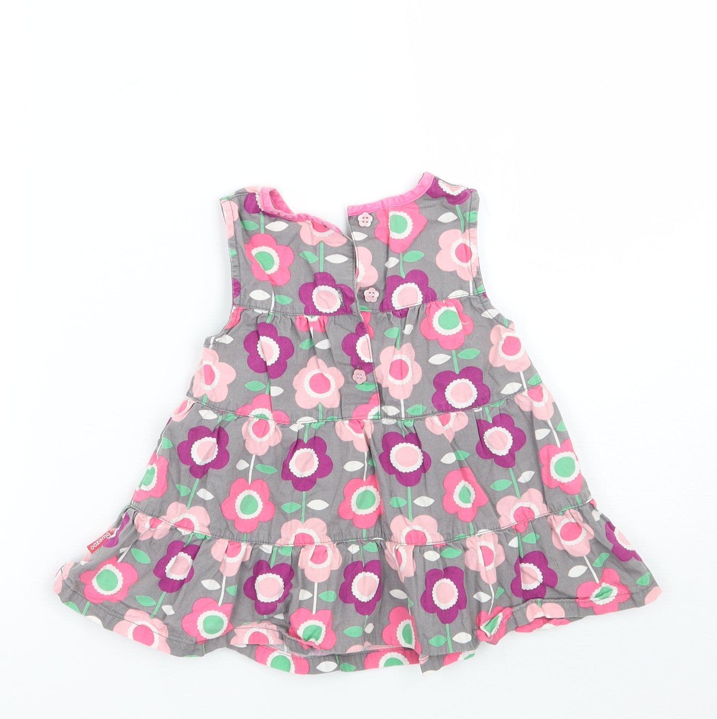 Debenhams Girls Pink Floral  A-Line  Size 3-6 Months