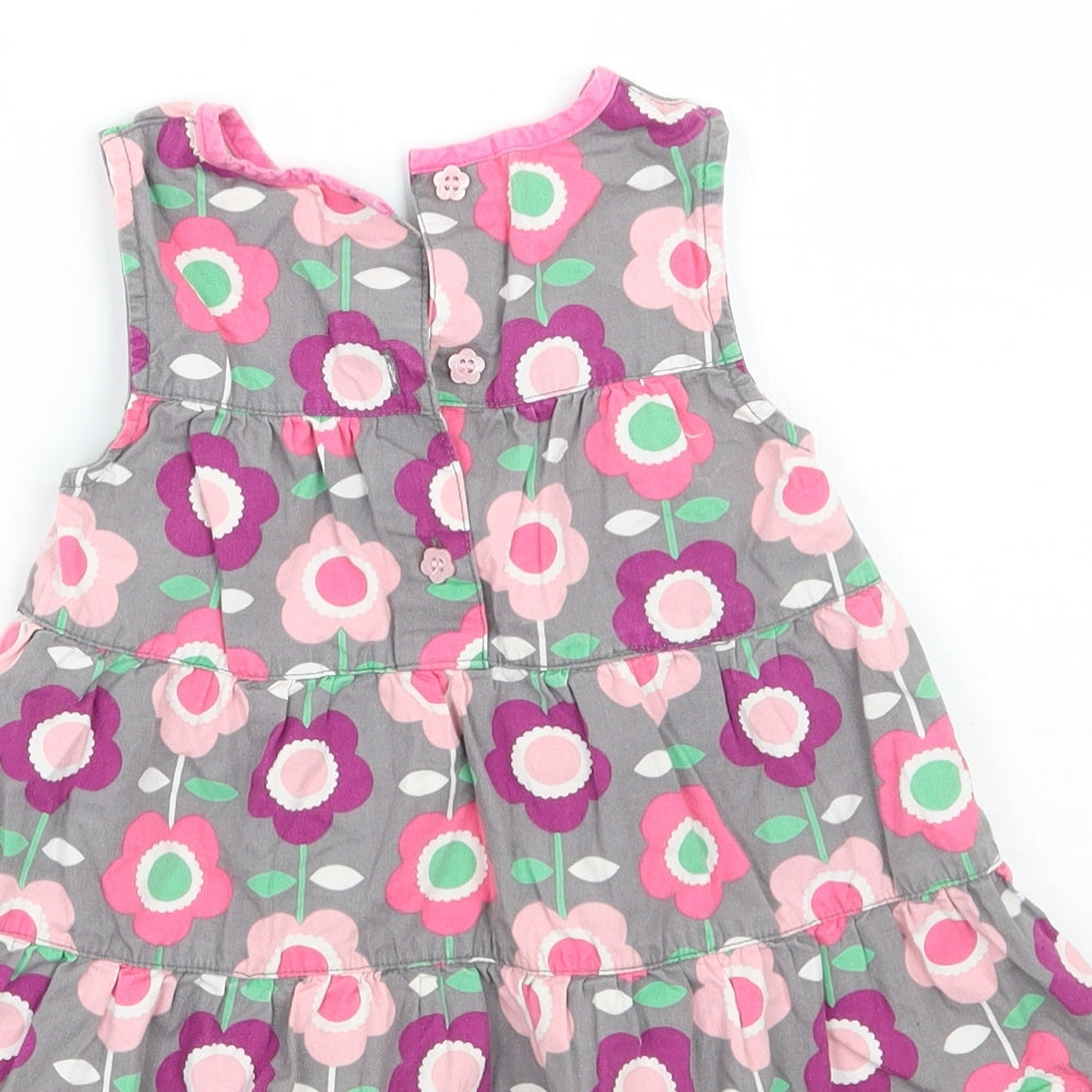 Debenhams Girls Pink Floral  A-Line  Size 3-6 Months