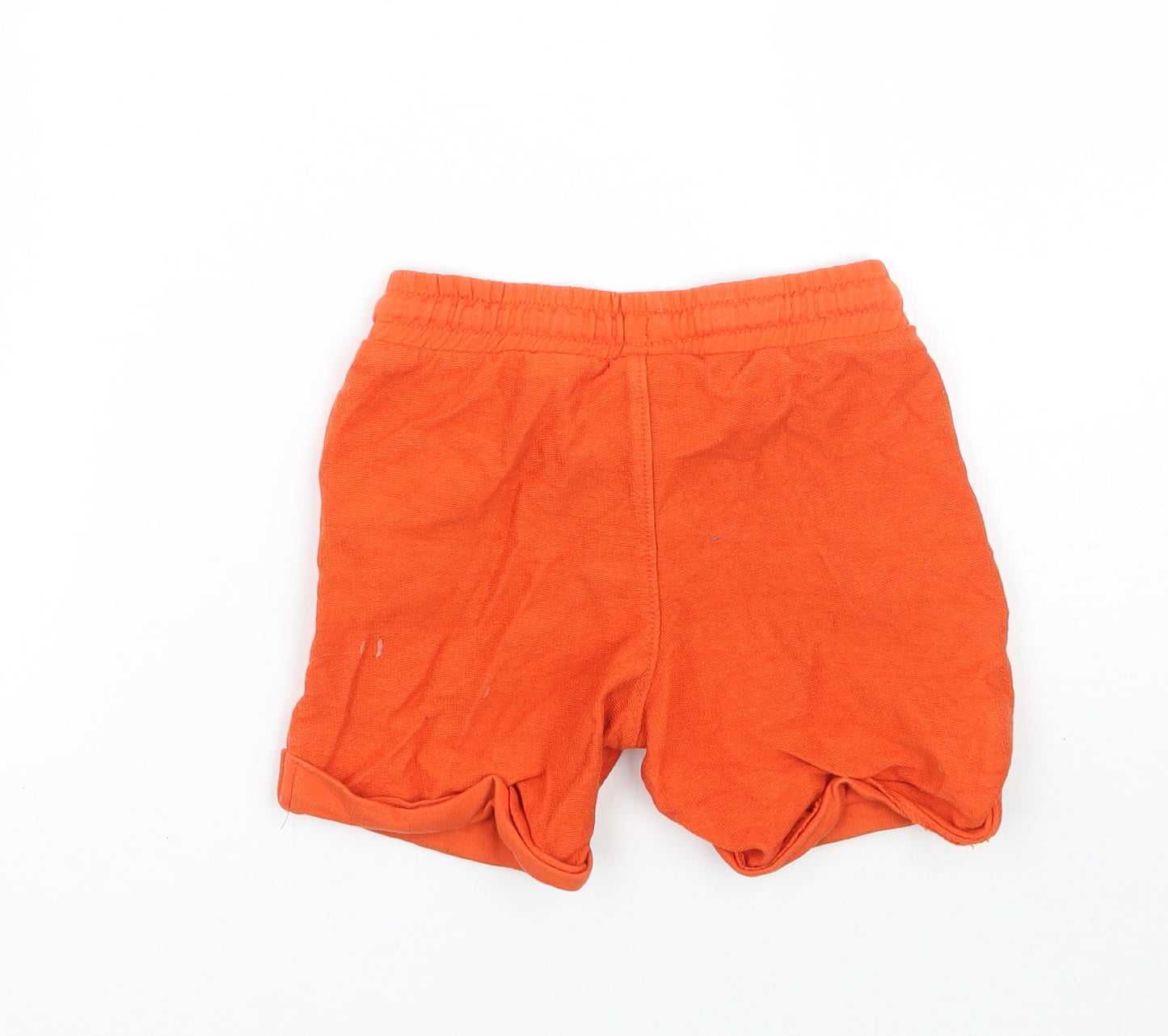 Marks and Spencer Boys Orange   Sweat Shorts Size 2-3 Years
