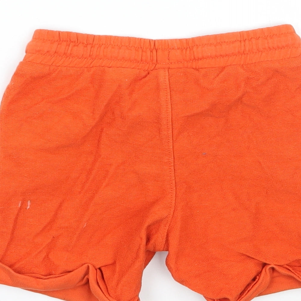 Marks and Spencer Boys Orange   Sweat Shorts Size 2-3 Years