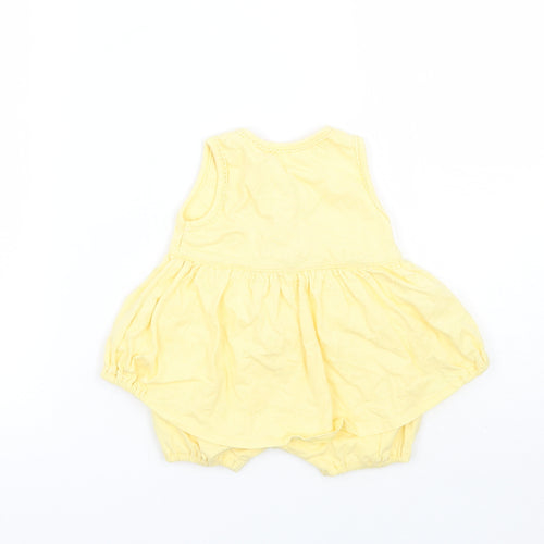 Arbella Girls Yellow   Babygrow One-Piece Size 0-3 Months
