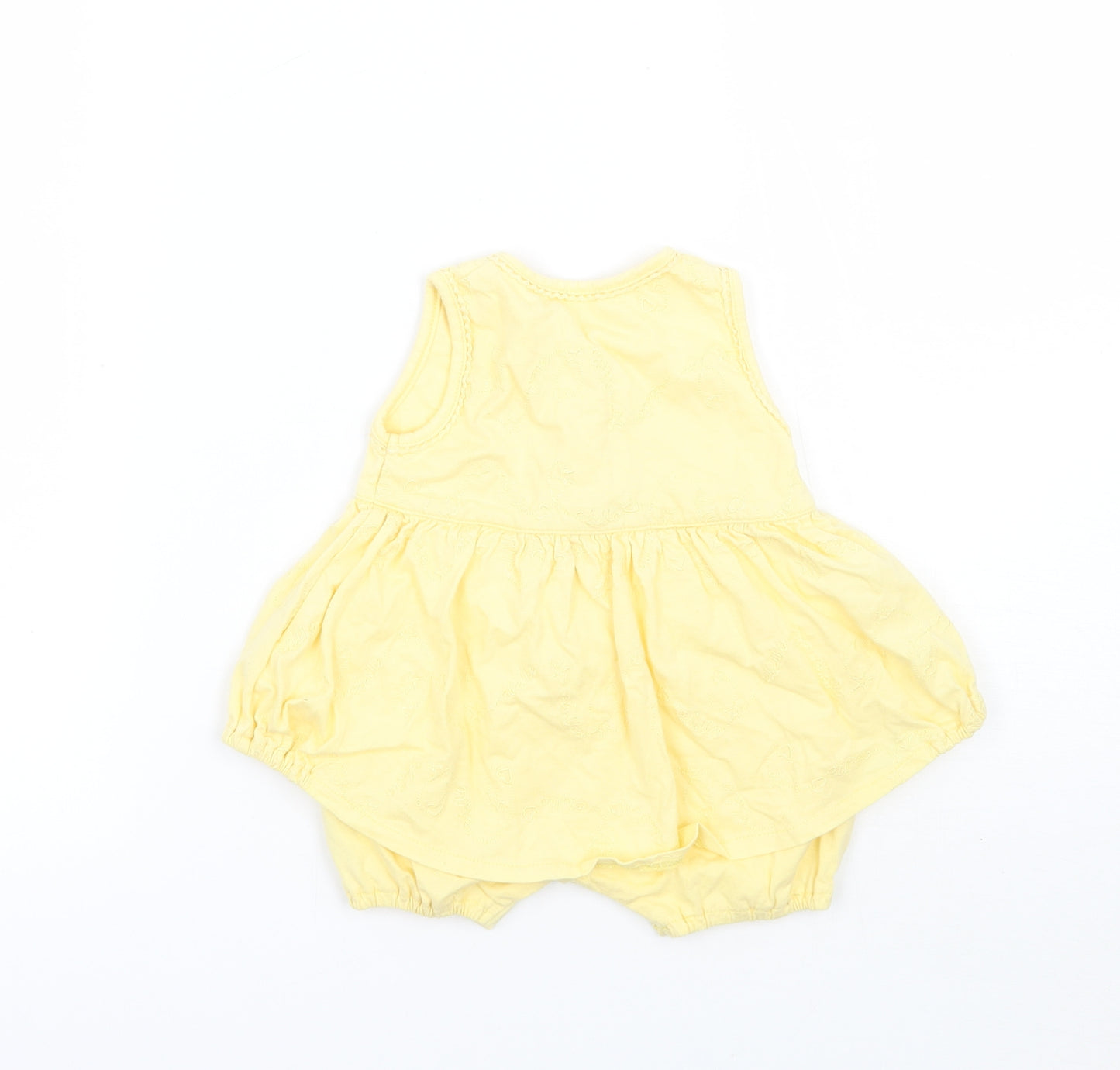 Arbella Girls Yellow   Babygrow One-Piece Size 0-3 Months