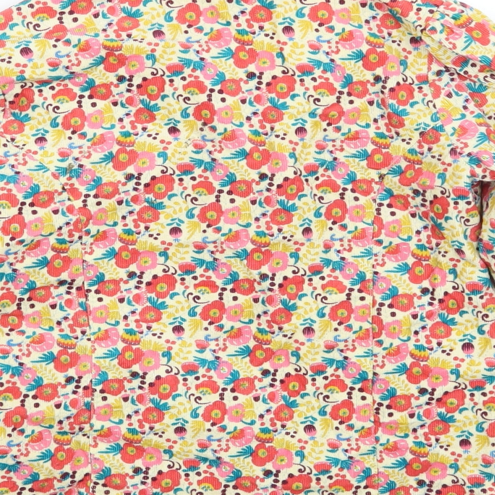 Marks and Spencer Girls Pink Floral  Jacket Blazer Size 6-7 Years