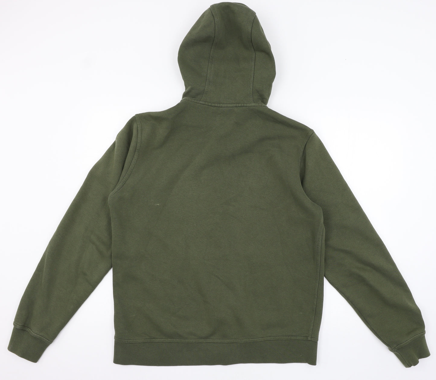 Nike Mens Green  Jersey Full Zip Hoodie Size L