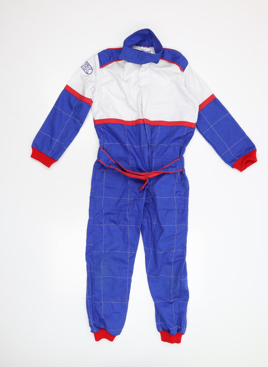 Front view of Sparx boys’ multicoloured, size 8, years - karting suit