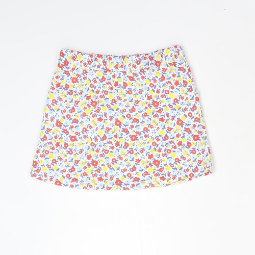 TU Girls Multicoloured Floral  A-Line Skirt Size 3-4 Years