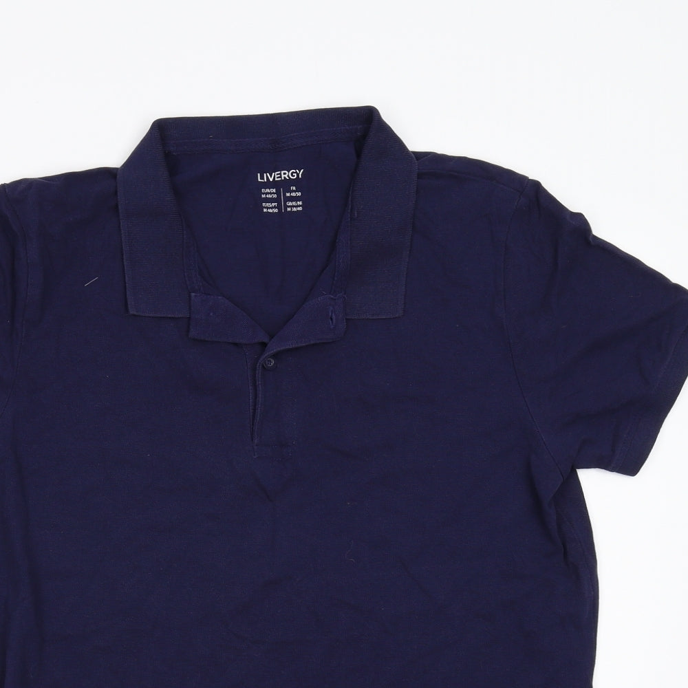 Livergy Mens Blue    Polo Size M