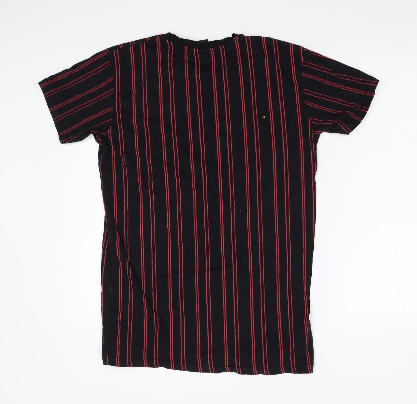 304 Mens Black Striped   T-Shirt Size M