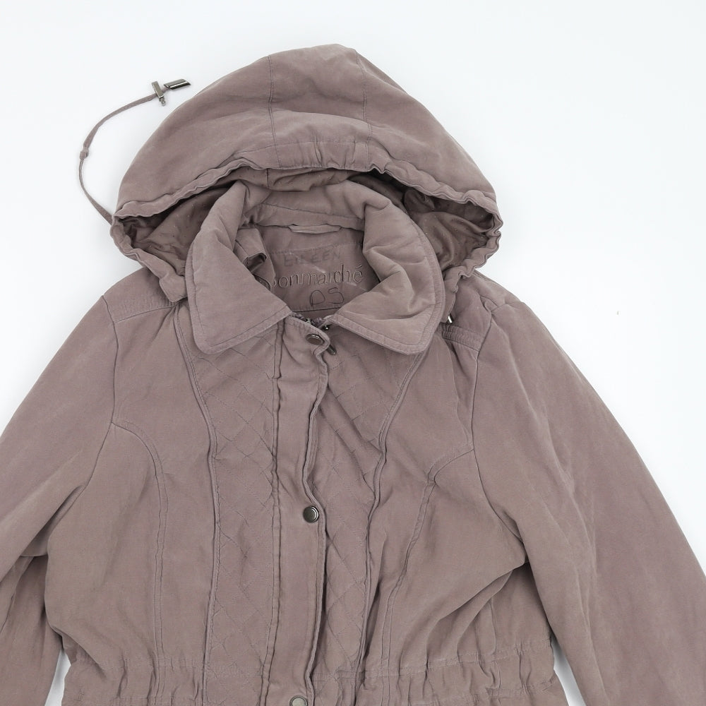Bonmarché Womens Grey   Overcoat Coat Size 14