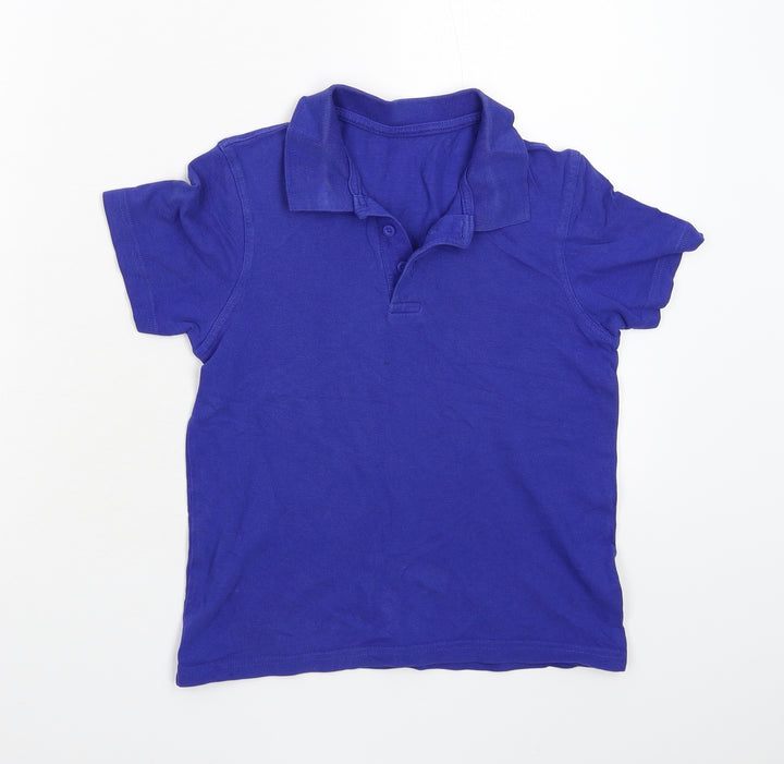 George Boys Blue   Pullover Polo Size 7-8 Years