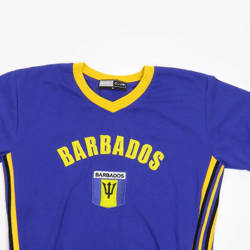 Body club Mens Blue    T-Shirt Size M  - Barbados