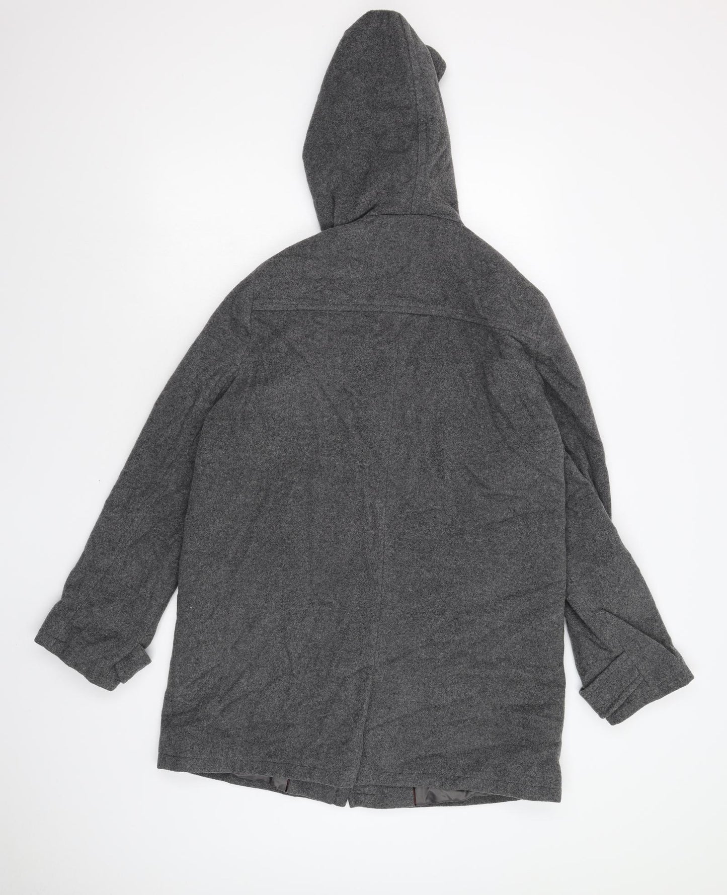 Style Collection Womens Grey   Overcoat Coat Size 14