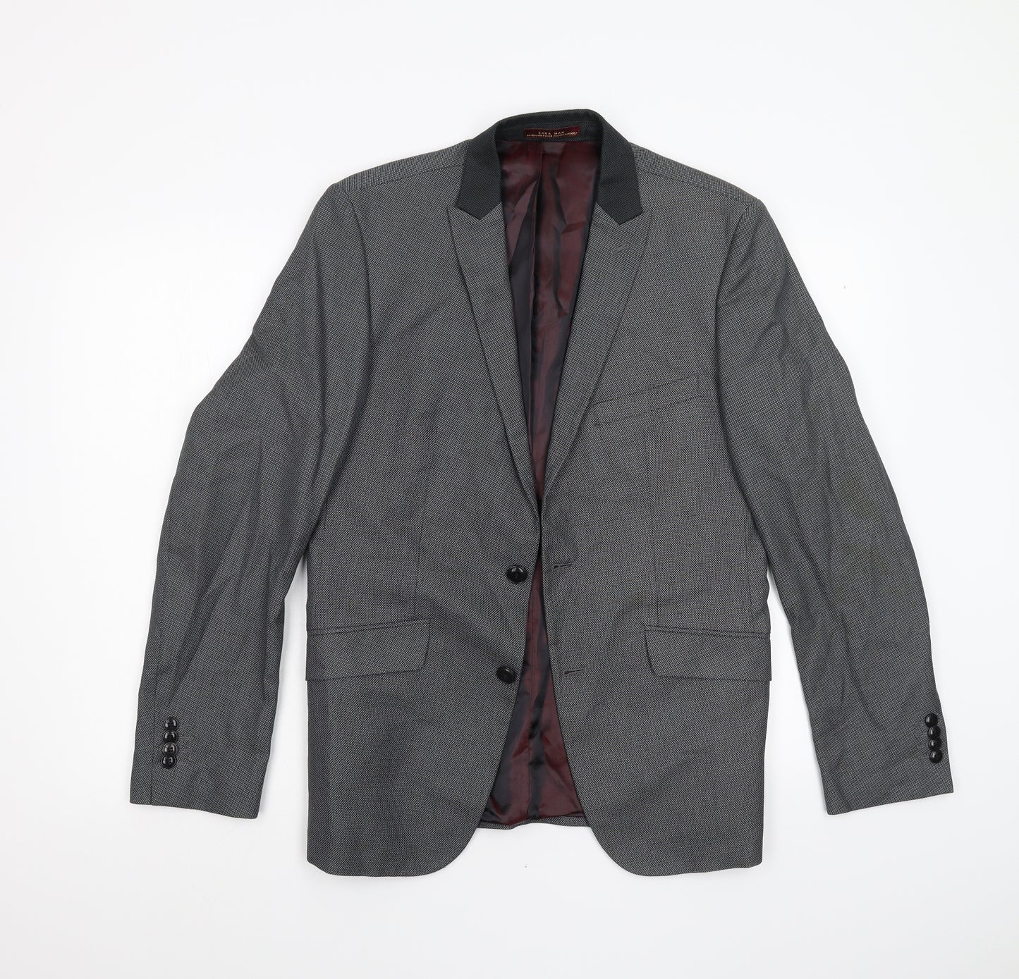Zara Man Mens Grey   Jacket Suit Jacket Size 38