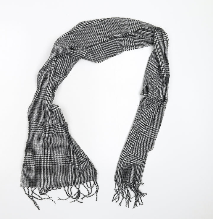 New Look Unisex Grey Houndstooth Scarf