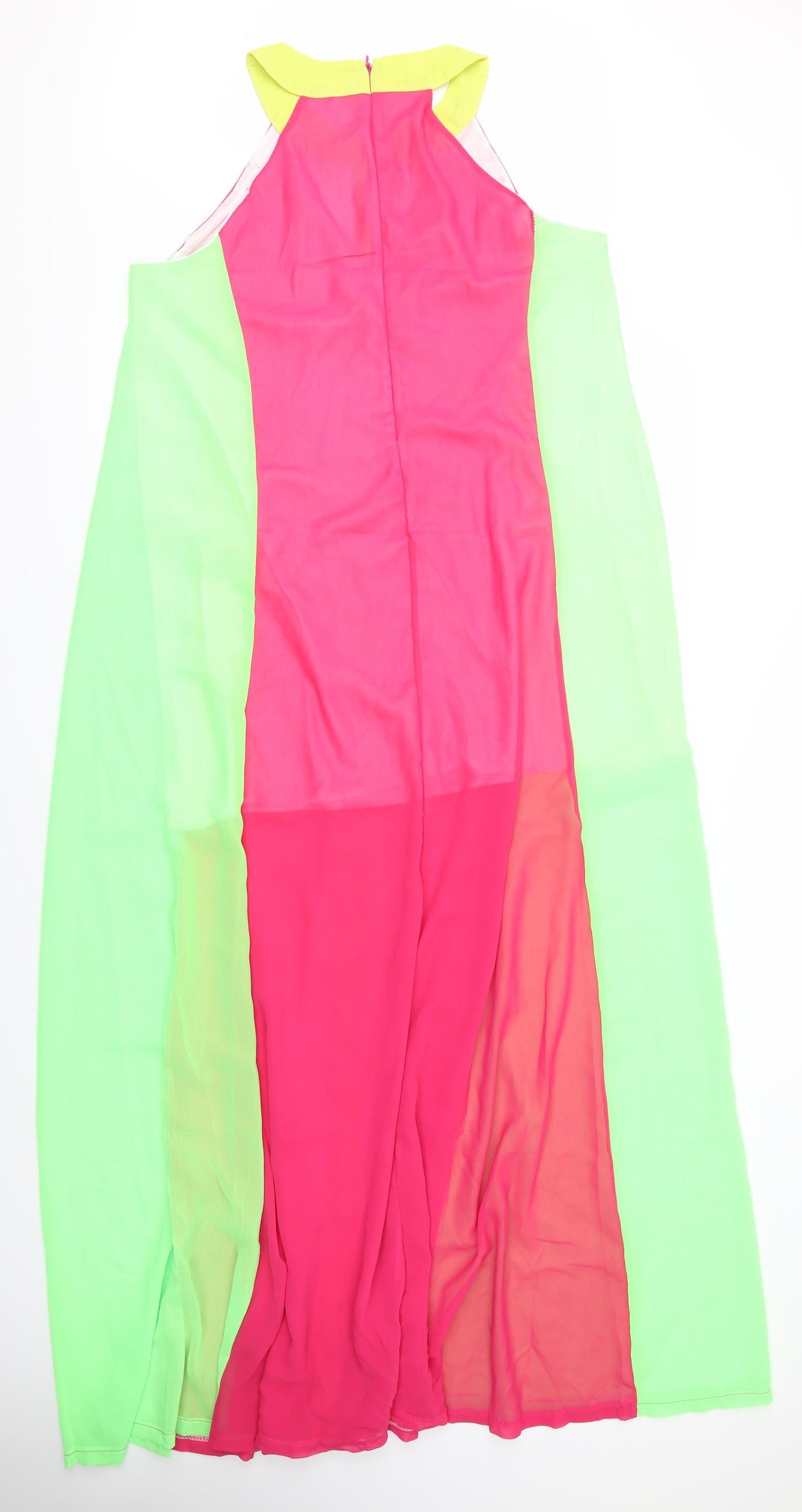 Preworn Womens Multicoloured   Maxi  Size L  - Multi Florescent Dress