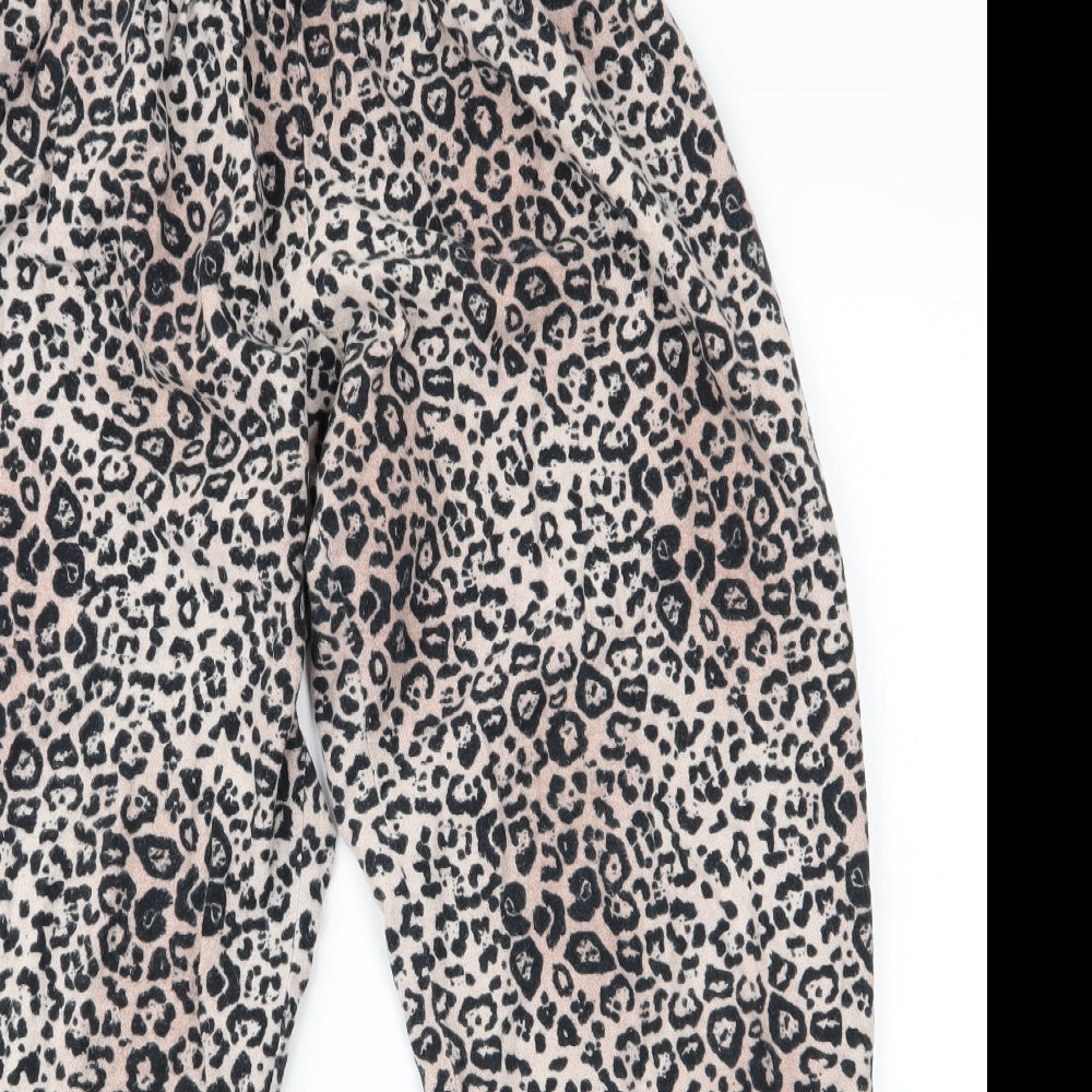 Love to Lounge Womens Pink Animal Print   Lounge Pants Size L  - Love to Lounge