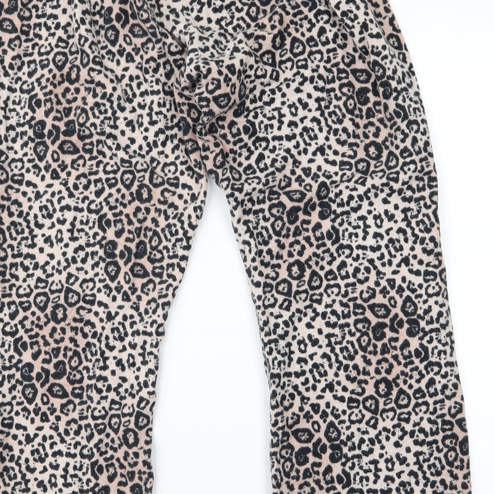 Love to Lounge Womens Pink Animal Print   Lounge Pants Size L  - Love to Lounge