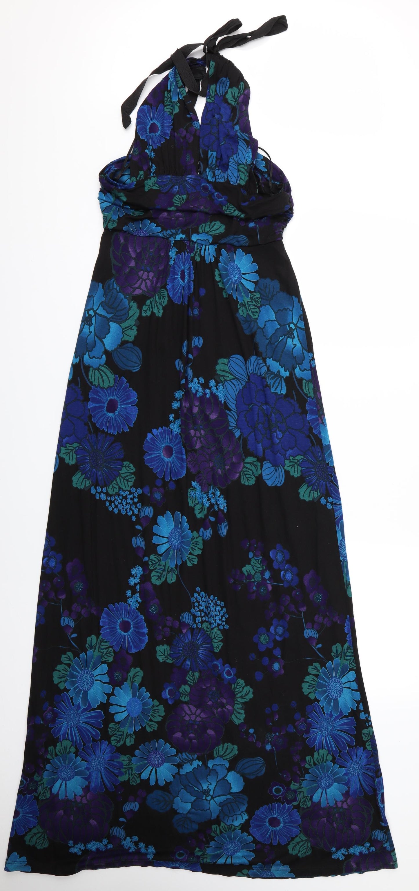 Oasis Womens Multicoloured Floral  Maxi  Size 8  - Oasis Dress - some beading